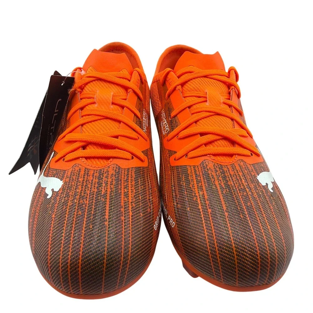 Puma Ultra 2.1 FG/AG Soccer Cleats Kids US Size 5C Orange New 106097-01 Athletic